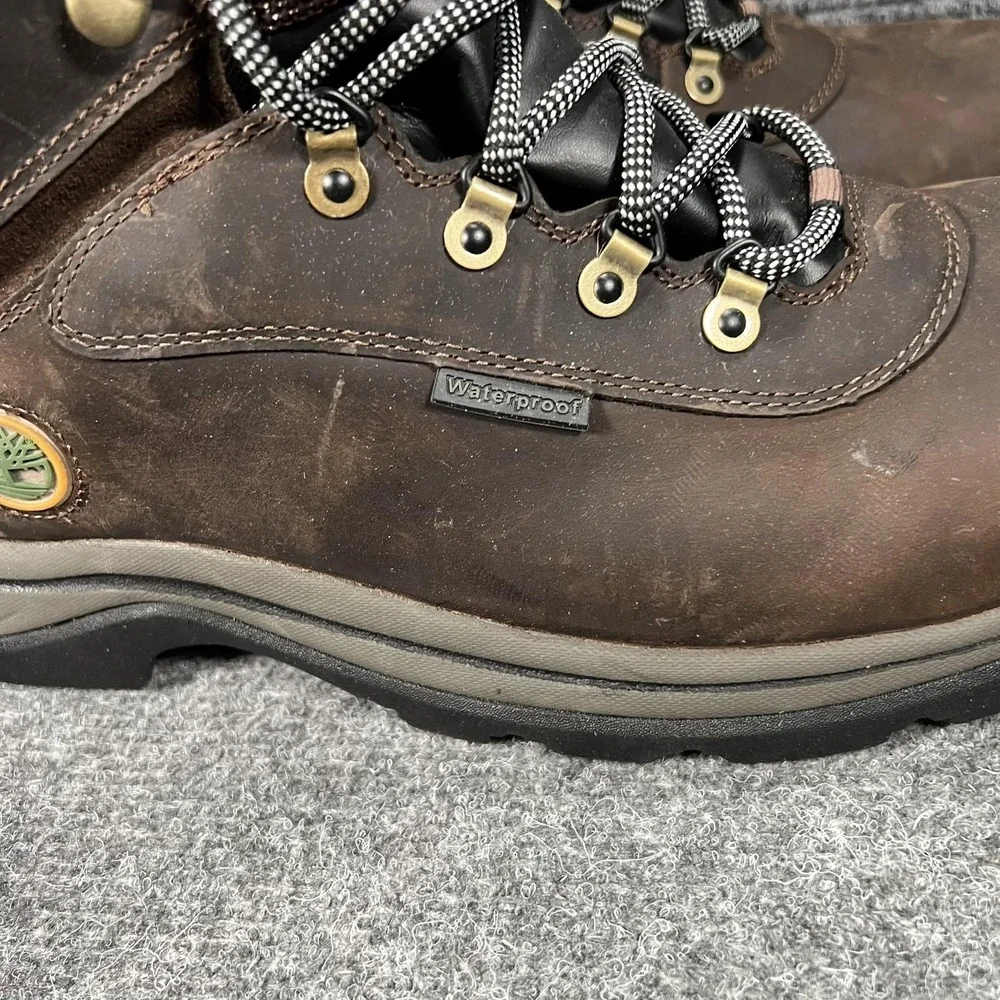 Timberland Boots Mens Size 15 Brown Leather Waterproof Hiking Outdoor 12135